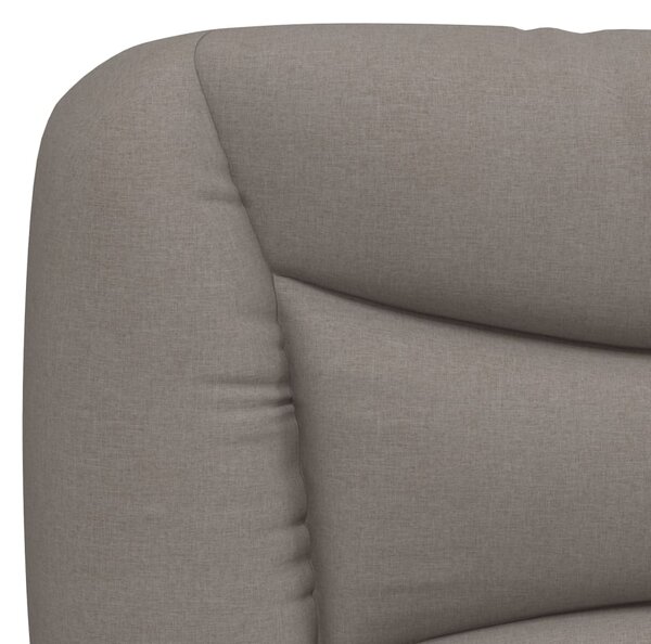 Okvir kreveta s LED-om bez madraca Hvar Taupe 140x190 cm tkanina - Tupe / 140 x 190 cm