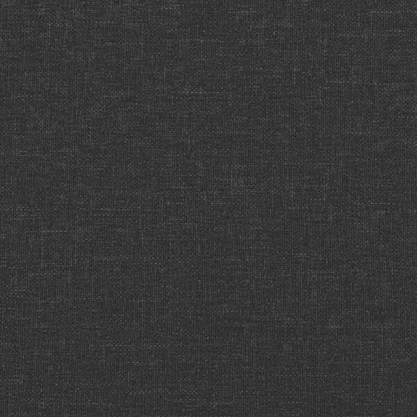 Dnevni krevet crni 90 x 190 cm od tkanine - Crna / 90 x 190 cm