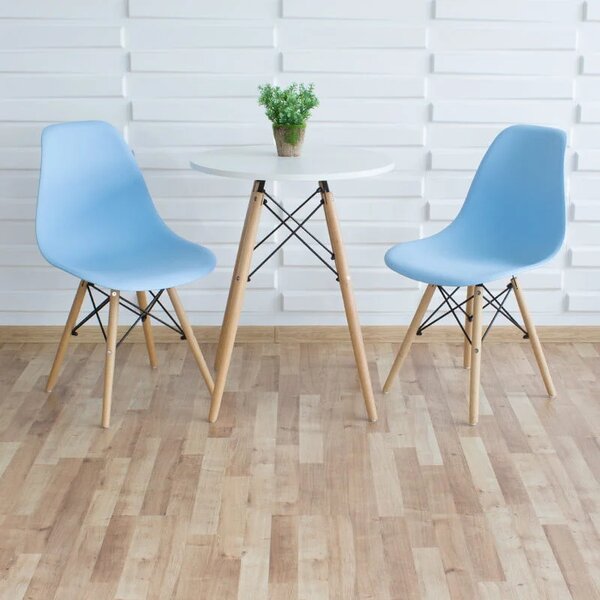 Set 2 stolice + stol - Oslo baby blue