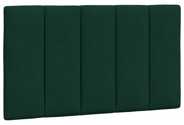 Krevet s madracem Hanko tamnozeleni 80 x 200 cm baršunasti - Zelena / 80 x 200 cm