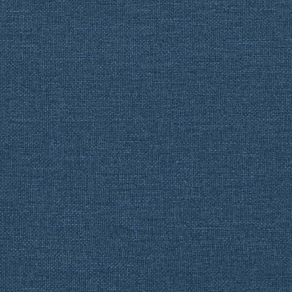 Krevet s madracem Hvar plavi 200 x 200 cm od tkanine - Plava / 200 x 200 cm