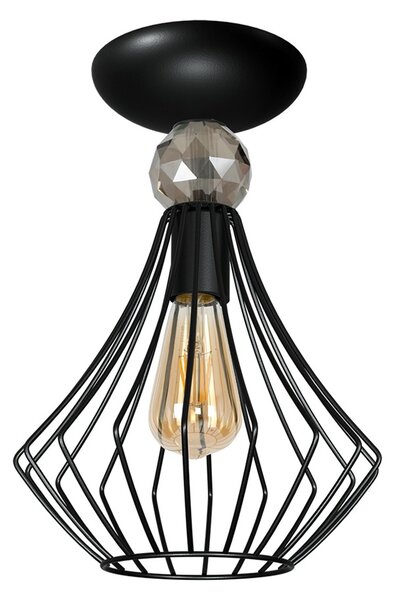 JEWEL BLACK stropna svjetiljka 1xE27
