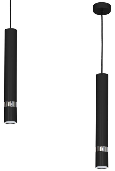 JOKER CRNI/KROM 1xGU10 viseća lampa