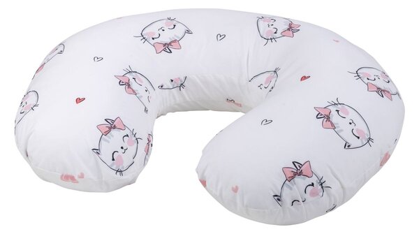 BUBABA BY FREEON jastuk za trudnicu i dojilju i potporu mail, 70 cm, Mačka pink
