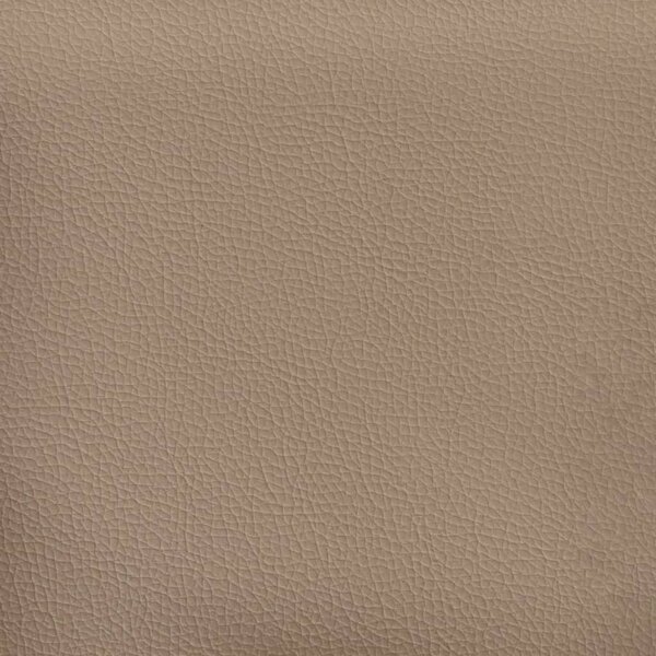 Krevet s madracem Hvar boja cappuccina 100 x 200 cm od umjetne kože - Smeđa / 100 x 200 cm