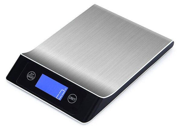 LCD osvijetljena kuhinja skala do 5 kg Chromi Delux