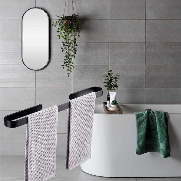 Aluminijska zidna vješalica za ručnike - Feder 30cm