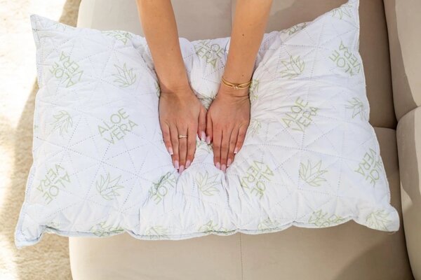 Anatomski jastuk VISCO LUXURY ALOE VERA 45x75 cm - torba s patentnim zatvaračem