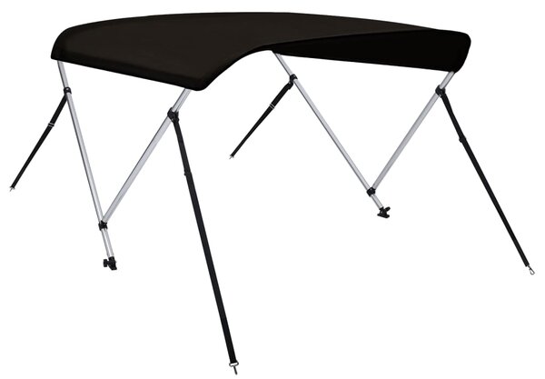 Tenda bimini s 2 luka crna 180x130x110 cm - Crna / 180 x 130 x 110 cm
