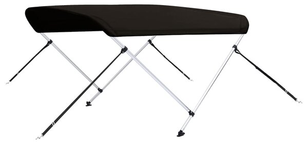 Tenda bimini s 2 luka crna 180x130x110 cm - Crna / 180 x 130 x 110 cm