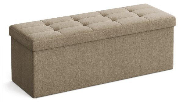 Tabure s prostorom za pohranu OTTOMAN 110x38 cm, svijetlosmeđi
