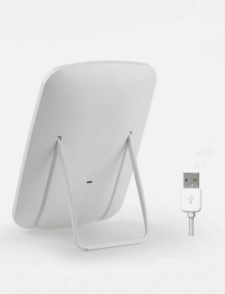 Bežični USB dodirni LED osvijetljeno kozmetičko ogledalo