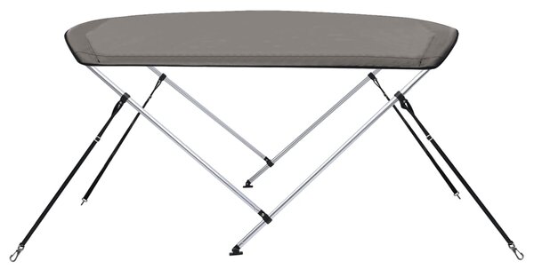 Tenda bimini s 2 luka siva 180x130x110 cm - Siva / 180 x 130 x 110 cm