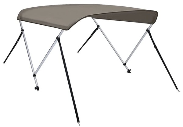 Tenda bimini s 2 luka siva 180x130x110 cm - Siva / 180 x 130 x 110 cm