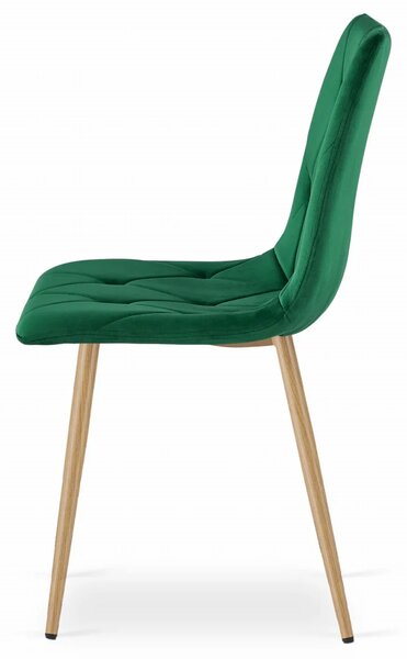 Stolica Libra - zelena aksamit - 1 komad