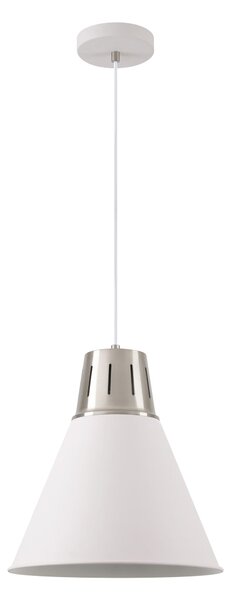 VISEĆA SVJETILJKA GIANNI E27 BIJELO/INOX IP20