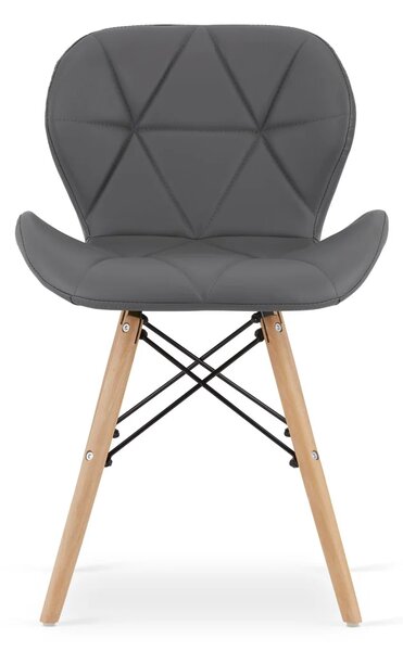 Stolica Lago - Graphite leather