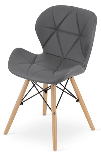 Stolica Lago - Graphite leather