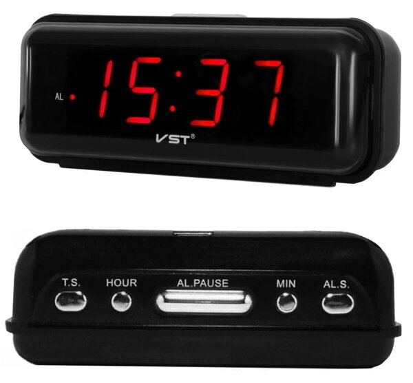 Budilica s alarmom i sat 230V