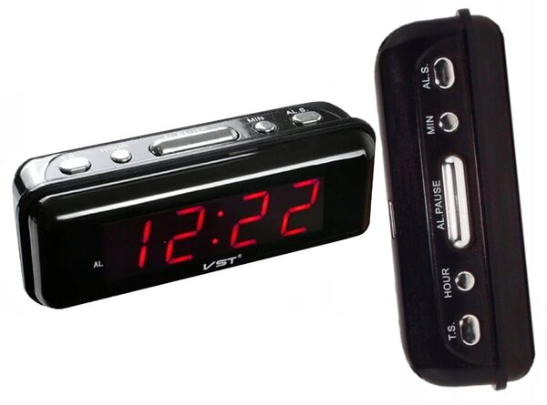 Budilica s alarmom i sat 230V