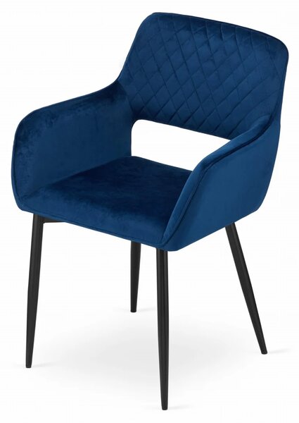 Stolica Amalfi - blue velvet