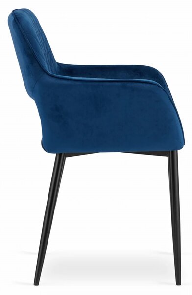 Stolica Amalfi - blue velvet