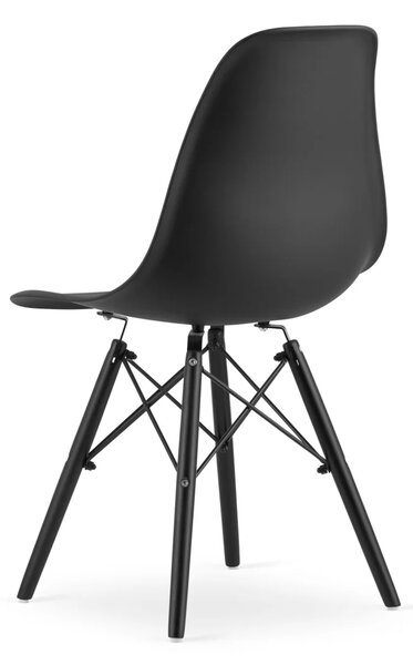 Stolica Oslo - Black on black - 1 komad