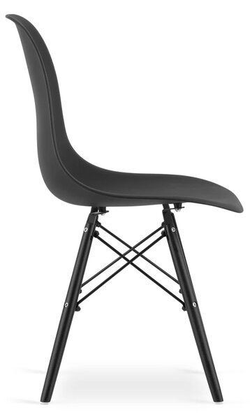 Stolica Oslo - Black on black - 1 komad