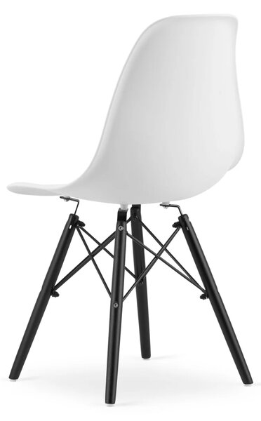 Stolica Oslo - White on black - 1 komad