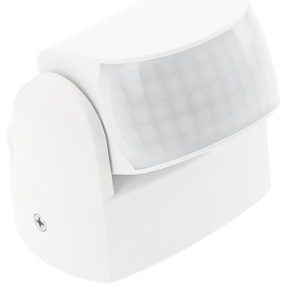 SENZOR 180°/360° 220V BIJELI IP65 DOMET 12M