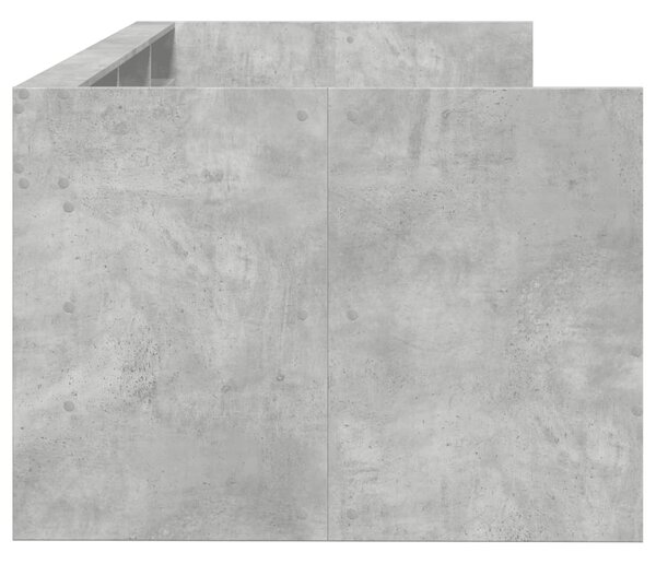 Dnevni krevet s ladicama bez madraca siva boja betona 90x190 cm - Siva / 90 x 190 cm