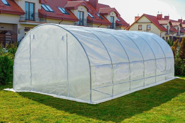 Vrtni plastenik 3x6m (18m2) - bijeli
