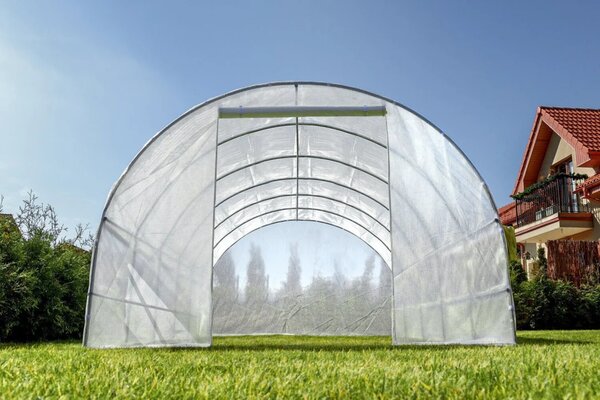 Vrtni plastenik 3x6m (18m2) - bijeli