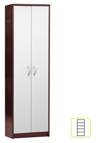 Zondo.hr Ormar s policama Vader 2 (wenge + bijela). 1040208