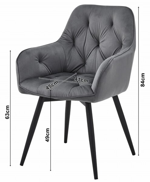 Stolica Jork 360 - Dark beige