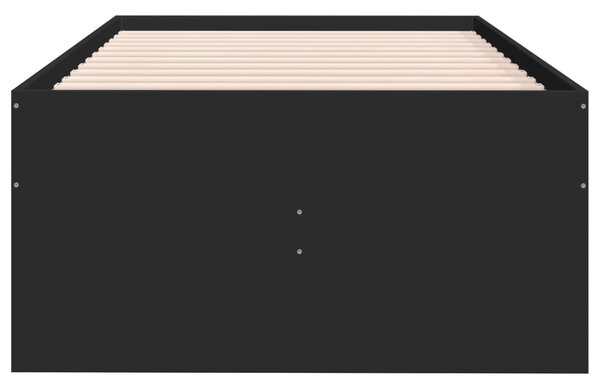Dnevni krevet s ladicama bez madraca crni 75x190 cm - Crna / 75 x 190 cm