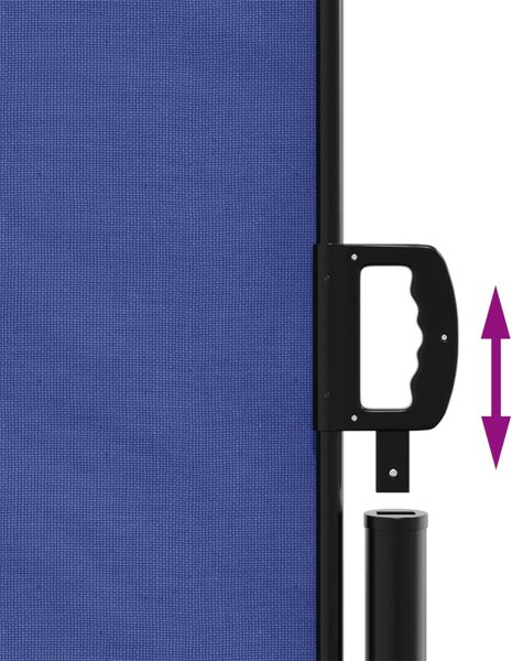 Bočna tenda na uvlačenje plava 180x1200 cm - Plava / 180 x 1200 cm