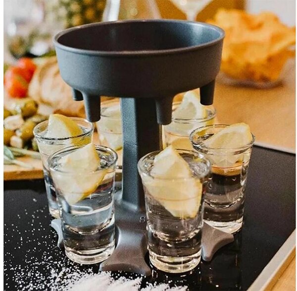 2v1 bar dosirnik za piće + 6 čaša 50 ml
