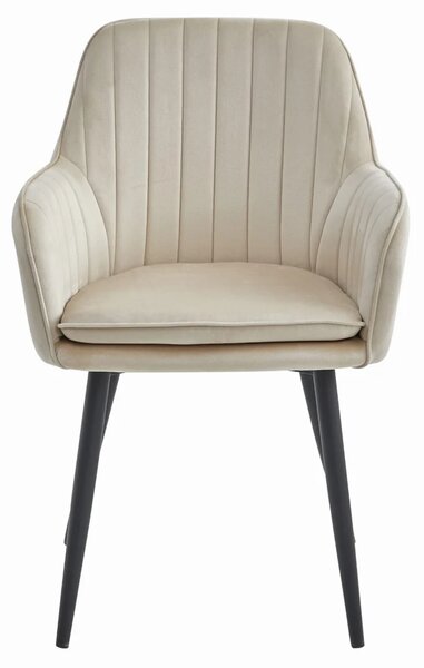 Stolica Lugo - velvet beige - 1 komad