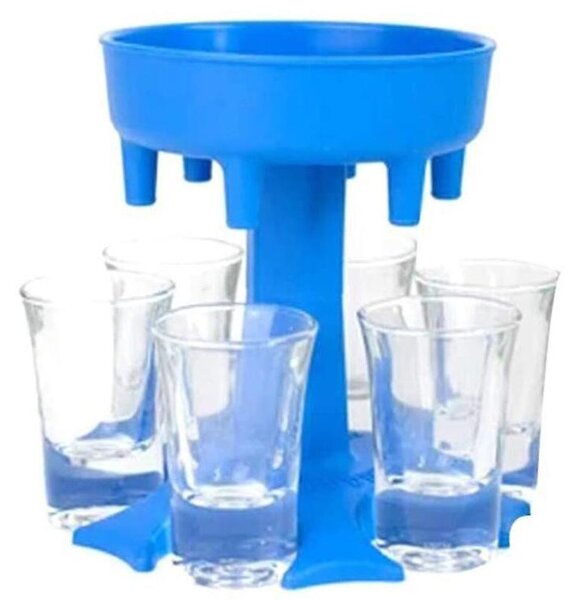 2v1 bar dosirnik za piće + 6 čaša 50 ml