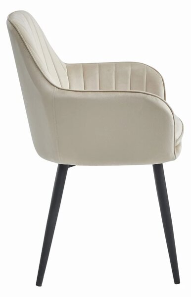 Stolica Lugo - velvet beige - 1 komad