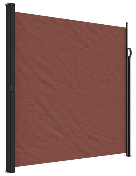 Bočna tenda na uvlačenje smeđa 200 x 500 cm - Smeđa / 200 x 500 cm
