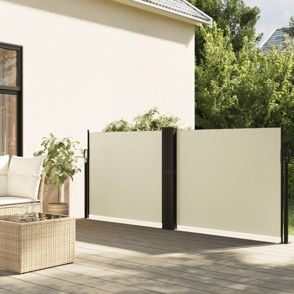 Bočna tenda na uvlačenje krem 140 x 1200 cm - Krema / 140 x 1200 cm