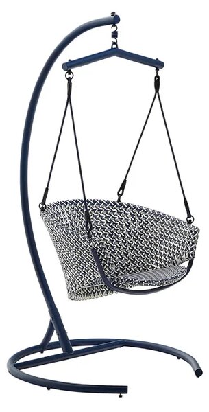 Viseća fotelja Saliga Premium - velvet blue