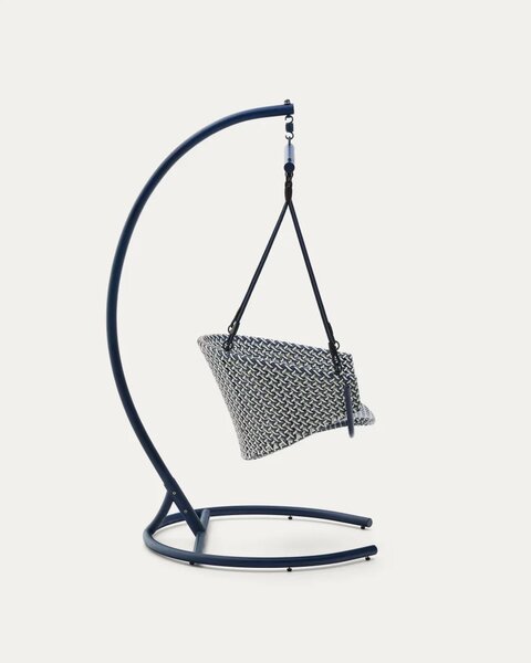 Viseća fotelja Saliga Premium - velvet blue