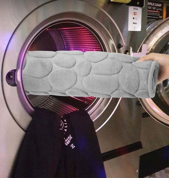 Set od tri univerzalne prostirke u kupaonici sivog kamenja