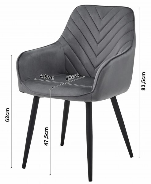 Stolica Nana - dark - 1 komad
