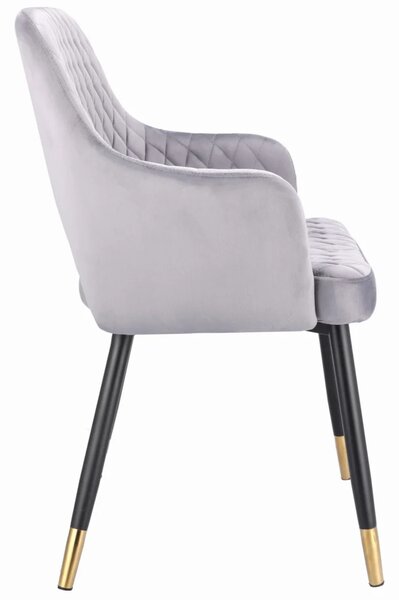 Stolica Borgo - velvet grey