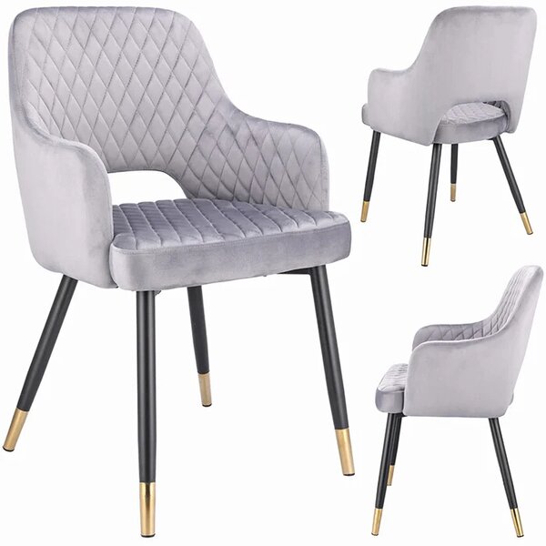 Stolica Borgo - velvet grey