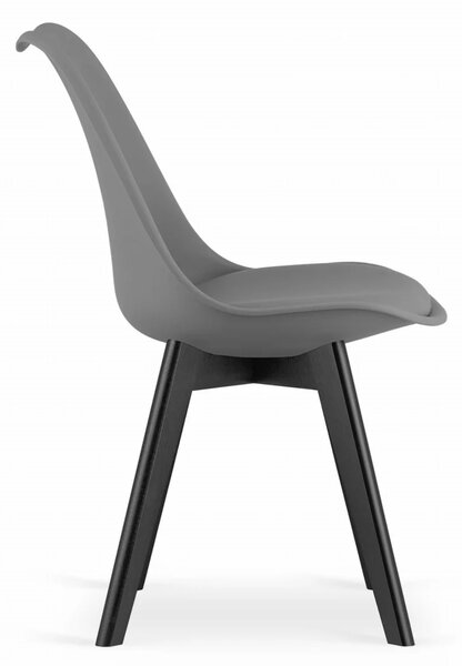 Stolica Mark - grey on black - 1 komad
